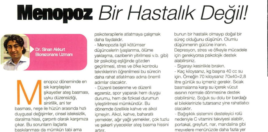 menopoz-bir-hastalik-degil - Dr. Sinan Akkurt