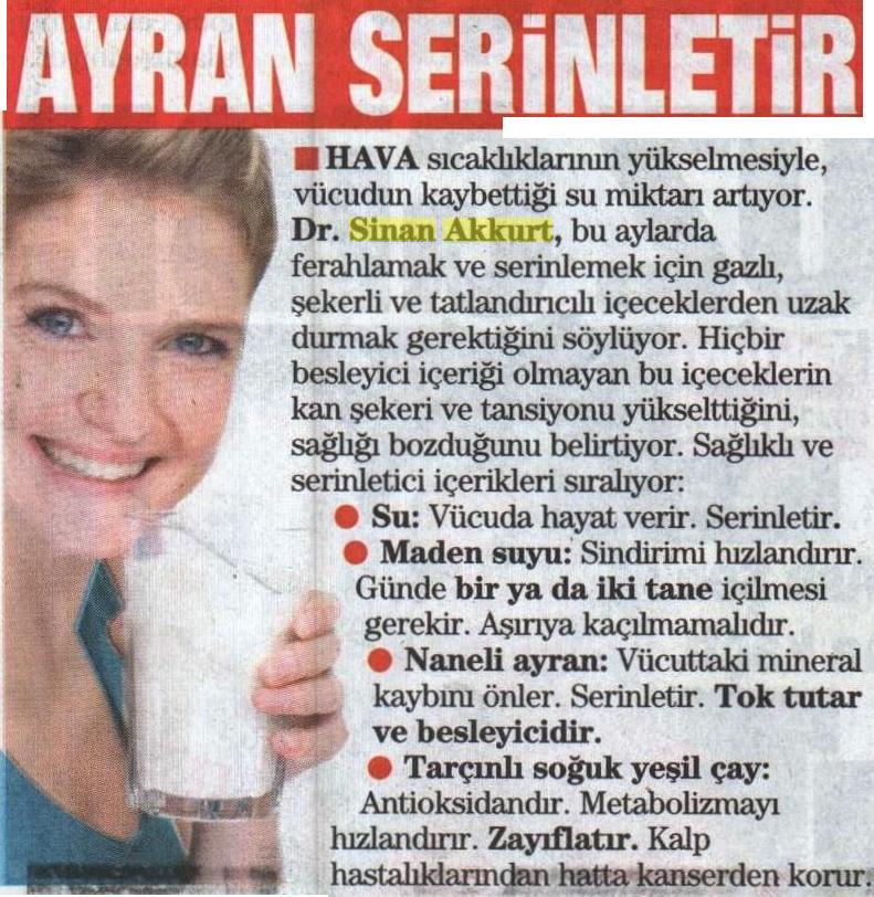 Ayran Serinletir - Dr. Sinan Akkurt Ayran Serinletir