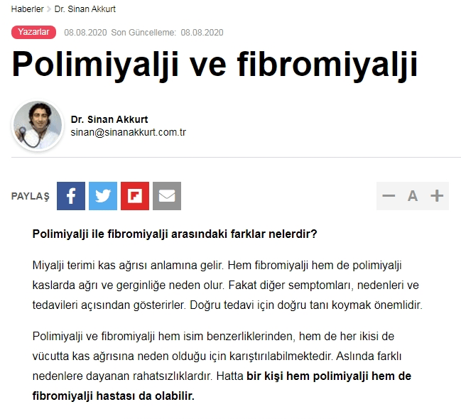 polimiyalji - Dr. Sinan Akkurt